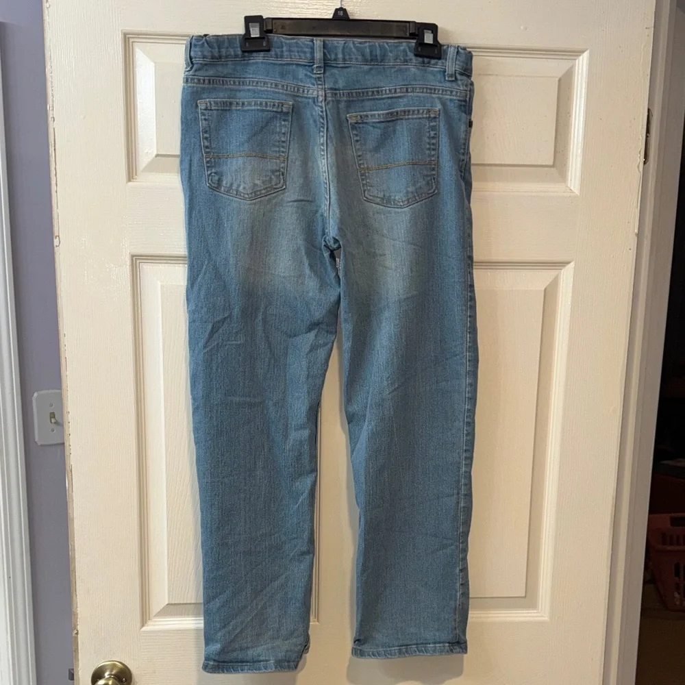 Boys Husky Size 18 Straight Leg Jeans Arizona Jean - Company Adjustable Waist